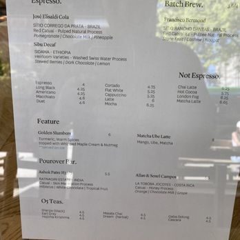 Nemesis Coffee - Menu - Cafes Near Me - Vancouver, British Columbia