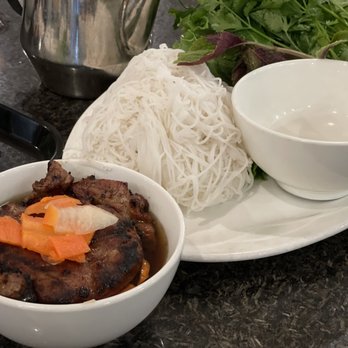 Pho Kim Long - Bun cha with bbq pork - Vietnamese Near Me - San Jose, California