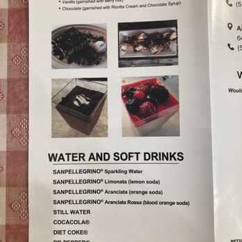 ARTIPASTA - The dessert and drinks menu - Italian Near Me - Austin, Texas