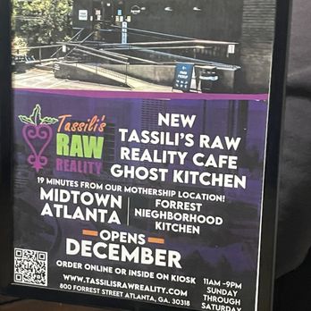 Tassili's Raw Reality - Vegan Near Me - Atlanta, Georgia Tassili's Raw Reality - Vegan Near Me - Atlanta, Georgia