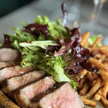 Bar Pigalle - Steak-frites (medium as requested) - Cocktail Bars Near Me - Detroit, Michigan Bar Pigalle - Steak-frites (medium as requested) - Cocktail Bars Near Me - Detroit, Michigan