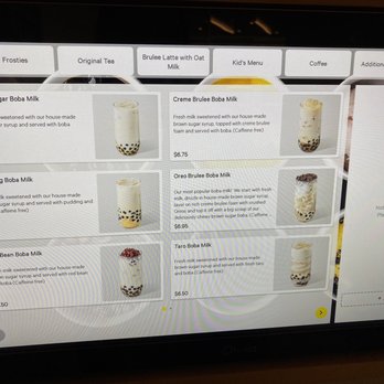 Sunright Tea Studio - Eastvale - Part of the menu - Bubble Tea Near Me - Eastvale, California