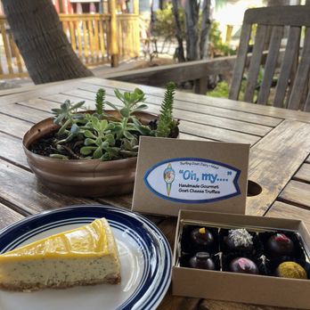 Surfing Goat Dairy - Goat cheese cheesecake and sampling of truffles - Cheese Shops Near Me - Kula, Hawaii Surfing Goat Dairy - Goat cheese cheesecake and sampling of truffles - Cheese Shops Near Me - Kula, Hawaii