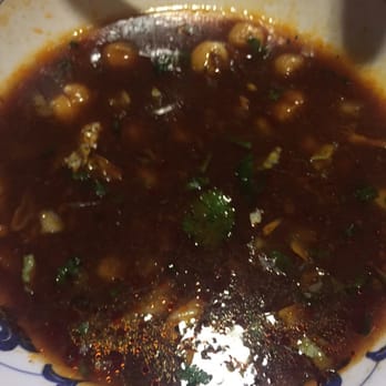 Picante - Disguisting, salty black posole - Mexican Near Me - Berkeley, California
