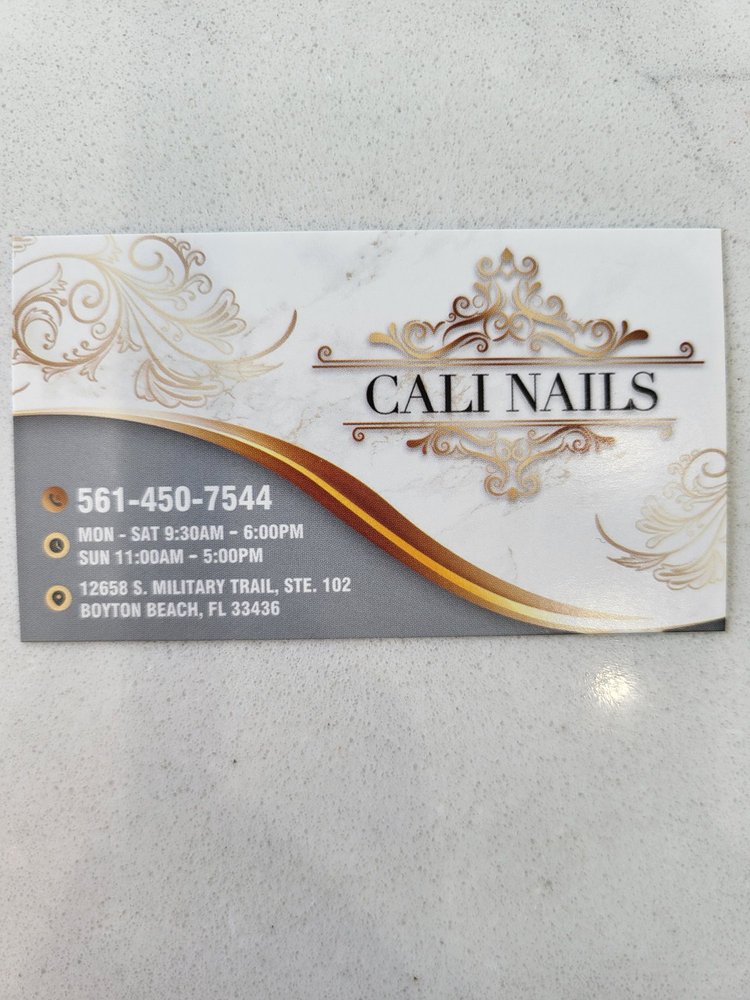 CALI NAILS 105 Photos 12658 S Military Trl, Boynton Beach, Florida