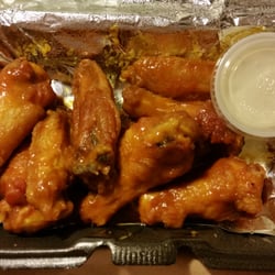 Doc’s Pizzeria & Fish Fry - The only ones I know of that have golden fever wing sauce. It's delicious.