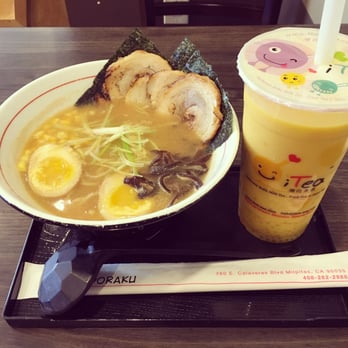 i-Tea - Miso Ramen and mango sago - Ramen Near Me - Milpitas, California