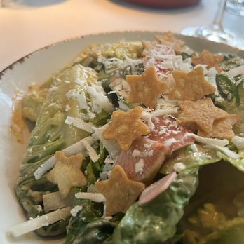 Foreign Cinema - My little gem lettuce salad, Oaxacan mole dressing, pickled radish, jicama, crispy tortillas, queso fresco - Breakfast & Brunch Near Me - San Francisco, California