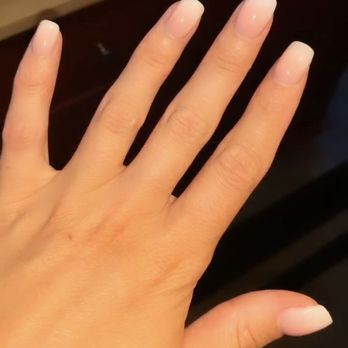 Unique Boutique Nails & Spa - French Ombre sns manicure, square shape, over natural nail, done by Kent (owner) - Nail Salons Near Me - Nottingham, Maryland