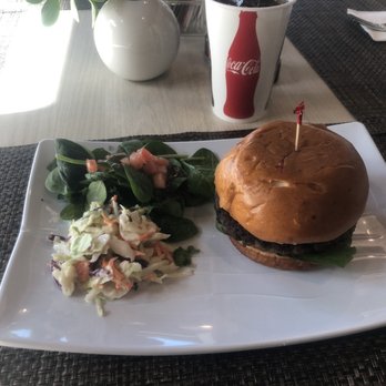 W Cafe & Restaurant - Angus beef burger with mixed greens and coleslaw. Nice flavors and a great price - Breakfast & Brunch Near Me - Irvine, California W Cafe & Restaurant - Angus beef burger with mixed greens and coleslaw. Nice flavors and a great price - Breakfast & Brunch Near Me - Irvine, California