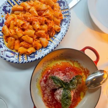 Carbone Dallas - Spicy rigatoni and meatballs - Italian Near Me - Dallas, Texas