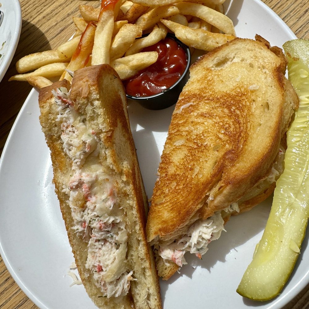 Brix Brine - Crab melt with old bay fries - Seafood Near Me - Ogunquit, Maine Brix Brine - Crab melt with old bay fries - Seafood Near Me - Ogunquit, Maine