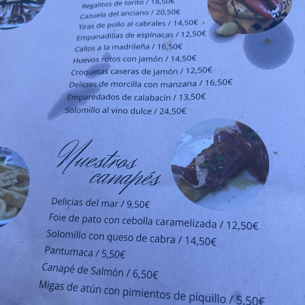 El Anciano Rey de los Vinos - Menu - Wine Bars Near Me - Madrid, M El Anciano Rey de los Vinos - Menu - Wine Bars Near Me - Madrid, M