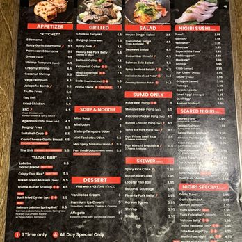 Sumo Sushi - Menu - Sushi Bars Near Me - Las Vegas, Nevada Sumo Sushi - Menu - Sushi Bars Near Me - Las Vegas, Nevada
