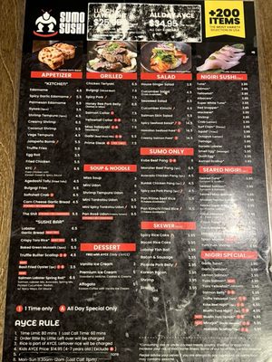 Menu photo 1 Sumo Sushi Las Vegas, NV Menu photo 1 Sumo Sushi Las Vegas, NV