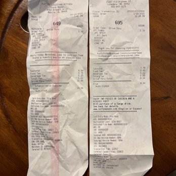 Popeyes Louisiana Kitchen - 2 different store locations Same order Different price - Chicken Wings Near Me - Mobile, Alabama Popeyes Louisiana Kitchen - 2 different store locations Same order Different price - Chicken Wings Near Me - Mobile, Alabama