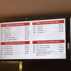 Dan's Seafood & Chicken - Menu