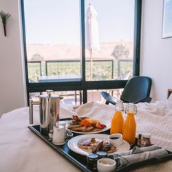 Geneseo Inn - Breakfast in bed with a view at the Geneseo Inn, Paso Robles California