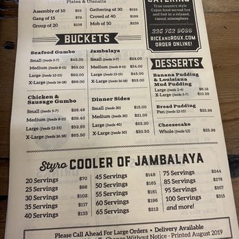 Rice and Roux - Cajun/Creole Near Me - Baton Rouge, Louisiana