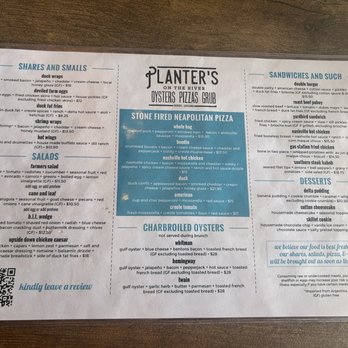 Planters Gastropub - Menu - Gastropubs Near Me - Monroe, Louisiana