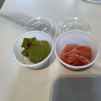 Fuji Sushi Buffet - Wasabi and ginger packaged and ready! - Japanese Near Me - Concord, California
