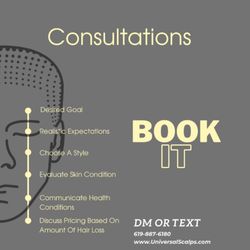 Universal Scalps - What happens in a consultation?
