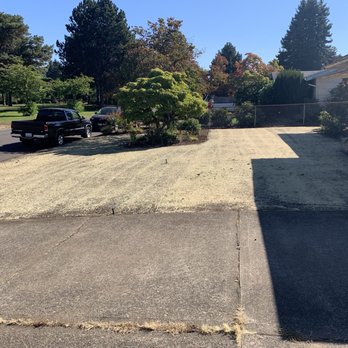 Blue Skies Lawn Care - The ground cleared, irrigation system installed, and the seed has been scattered. - Lawn Services Near Me