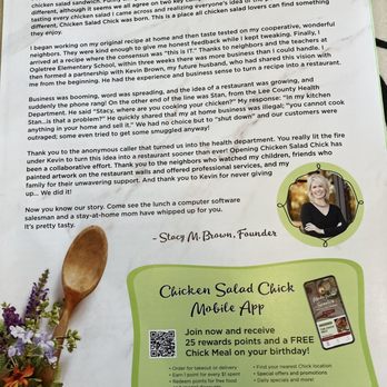 Chicken Salad Chick - Their Story - Desserts Near Me - Lakeland, Florida