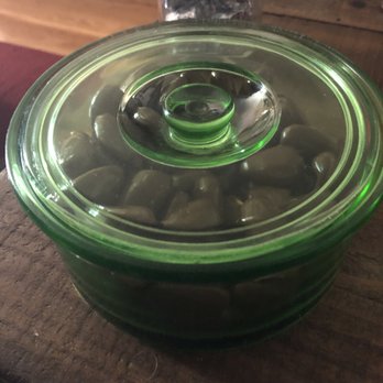 The green glass candy dish mentioned in my review.