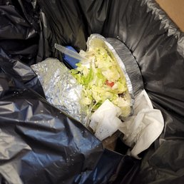 the inside of a bag