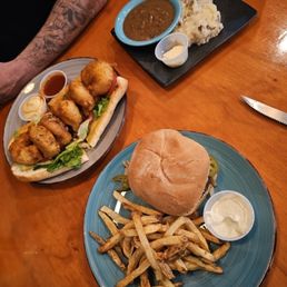 Po-boy and Janet Burger Po-boy and Janet Burger