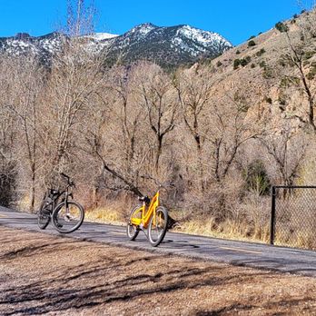 Big Rock Candy Mountain Resort - Our E-bikes on the paved 6.5 mile bike trail - Hotels Near Me - Marysvale, Utah Big Rock Candy Mountain Resort - Our E-bikes on the paved 6.5 mile bike trail - Hotels Near Me - Marysvale, Utah