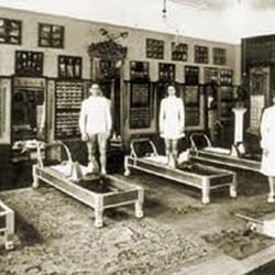 Pilates Pound Ridge - Joe's original studio 8th Ave. NYC Joe (left) & Clara (right cut off unfortunately)