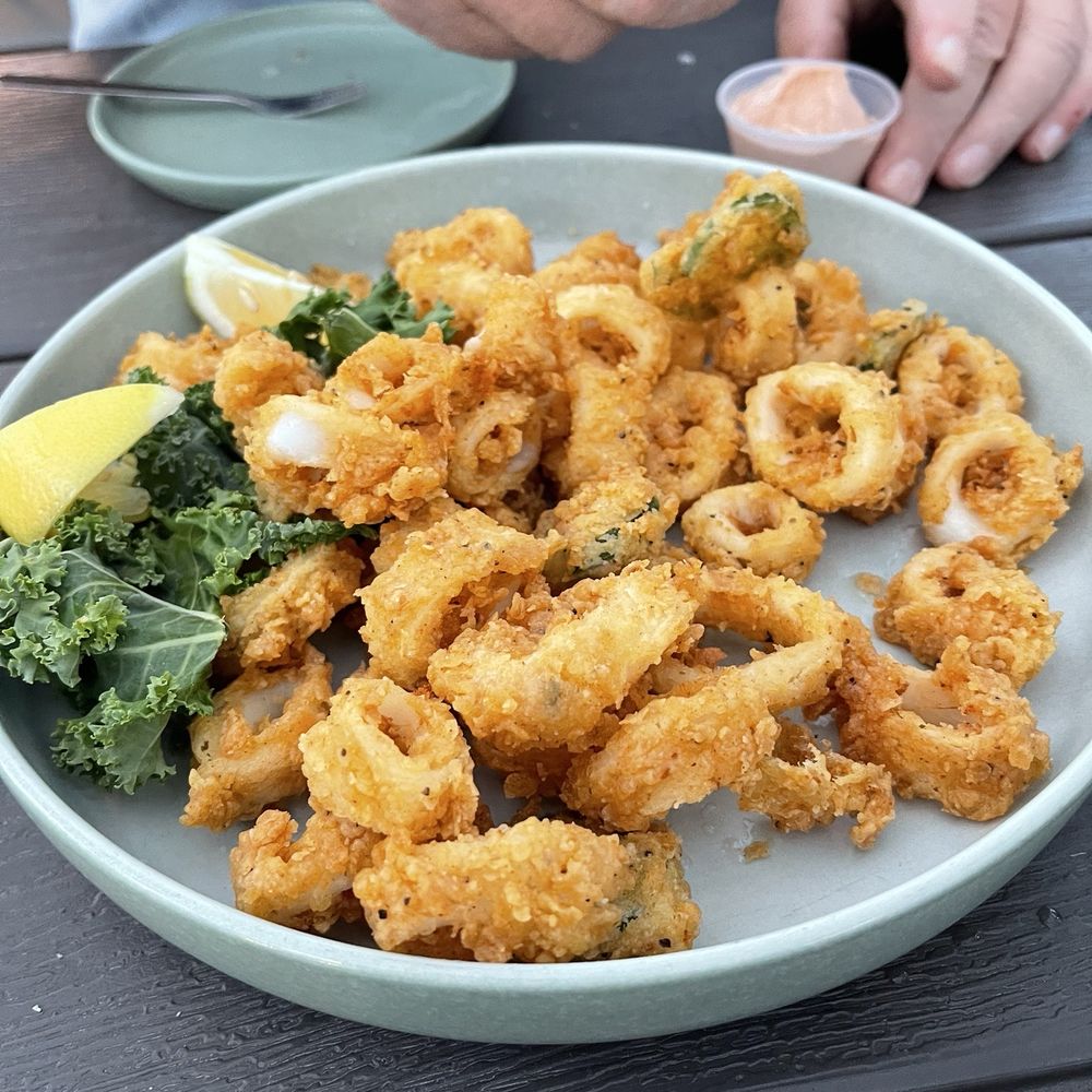 As one who eats calamari often, this was the best we've had in a long time, such a generous portion and so lightly fried totally amazing