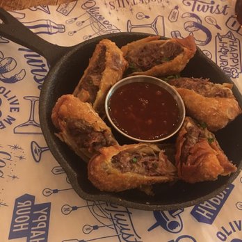 Olive Or Twist - Short rib egg rolls - New American Near Me - Baton Rouge, Louisiana Olive Or Twist - Short rib egg rolls - New American Near Me - Baton Rouge, Louisiana
