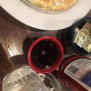 Bacon Street Diner - Real maple syrup couldn't even save these pancakes... - Breakfast & Brunch Near Me - Clearwater, Florida Bacon Street Diner - Real maple syrup couldn't even save these pancakes... - Breakfast & Brunch Near Me - Clearwater, Florida