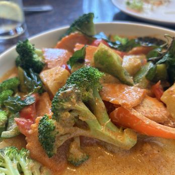 Thai Time - Panang curry with salmon - Thai Near Me - El Cajon, California