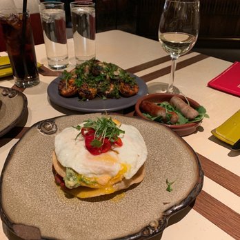 Sugarcane - Huevos rancheros, fire grilled shrimp, home made sausage - Cocktail Bars Near Me - Las Vegas, Nevada Sugarcane - Huevos rancheros, fire grilled shrimp, home made sausage - Cocktail Bars Near Me - Las Vegas, Nevada