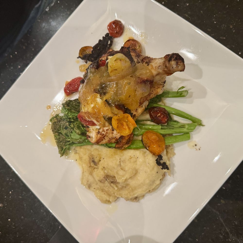 Bix Bistro - Roast chicken with mash - New American Near Me - Davenport, Iowa