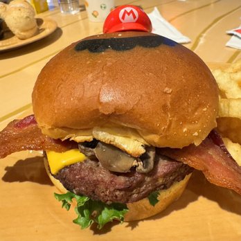 Toadstool Cafe - Mario Burger - Cafes Near Me - Universal City, California Toadstool Cafe - Mario Burger - Cafes Near Me - Universal City, California
