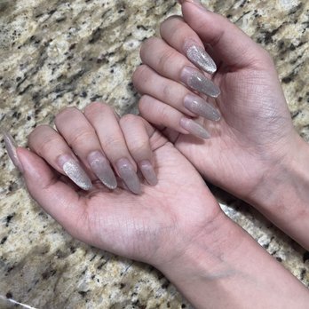 La Belle Nail Spa - Gel X after 5 weeks. - Nail Salons Near Me - Costa Mesa, California La Belle Nail Spa - Gel X after 5 weeks. - Nail Salons Near Me - Costa Mesa, California