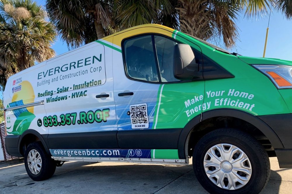 Slide of Evergreen Roofing and Solar