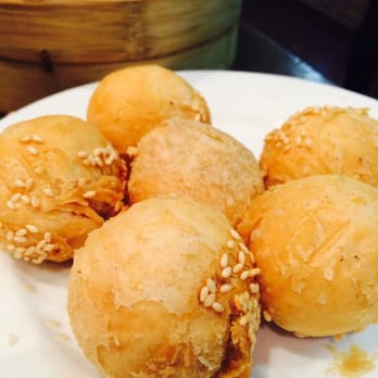 New Shanghai - Ham and vegetable fried pastry with sesame. - Shanghainese Near Me - Ashfield, NSW New Shanghai - Ham and vegetable fried pastry with sesame. - Shanghainese Near Me - Ashfield, NSW