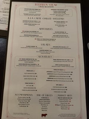 Menu photo 2 Bourbon Steak - Miami Aventura, FL Menu photo 2 Bourbon Steak - Miami Aventura, FL