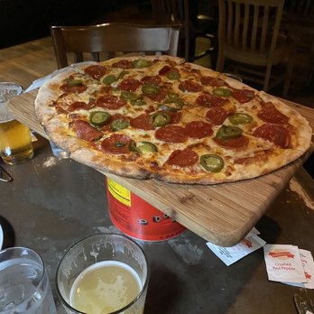 Alibi Room - Pepperoni and jalapeño pizza! - New American Near Me - Seattle, Washington
