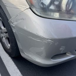 Bumper damage
