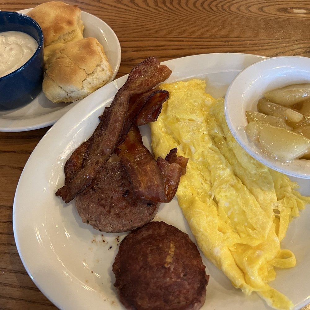Cracker Barrel Old Country Store - Country Boy Breakfast - Southern Near Me - Gaffney, South Carolina