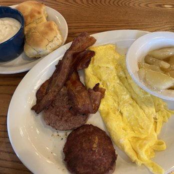Cracker Barrel Old Country Store - Country Boy Breakfast - Southern Near Me - Gaffney, South Carolina