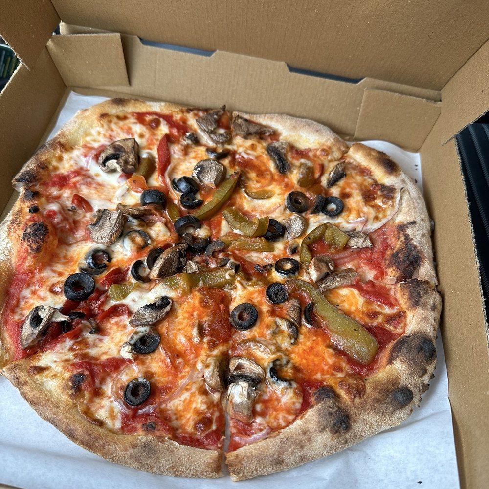 Simonetta's Brick Oven Pizza Bus - The Vegetarian 12" - Pizza Near Me - Jacksonville, Florida Simonetta's Brick Oven Pizza Bus - The Vegetarian 12" - Pizza Near Me - Jacksonville, Florida
