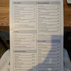 Jackie O's Public House - Food Menu